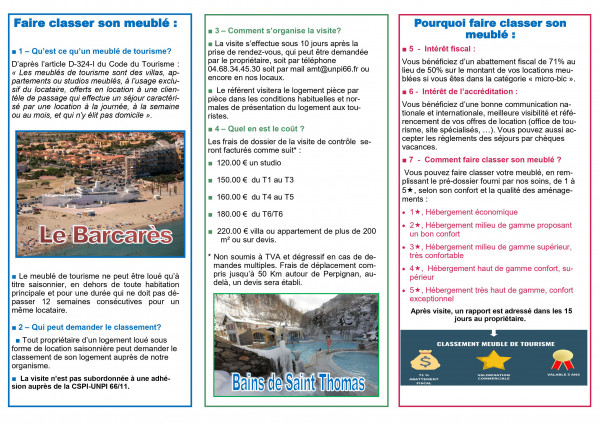 Flyer UNPI 66/11 meublés tourisme 2021 verso